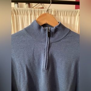 Jos A Bank 1/4 zip cotton sweater
